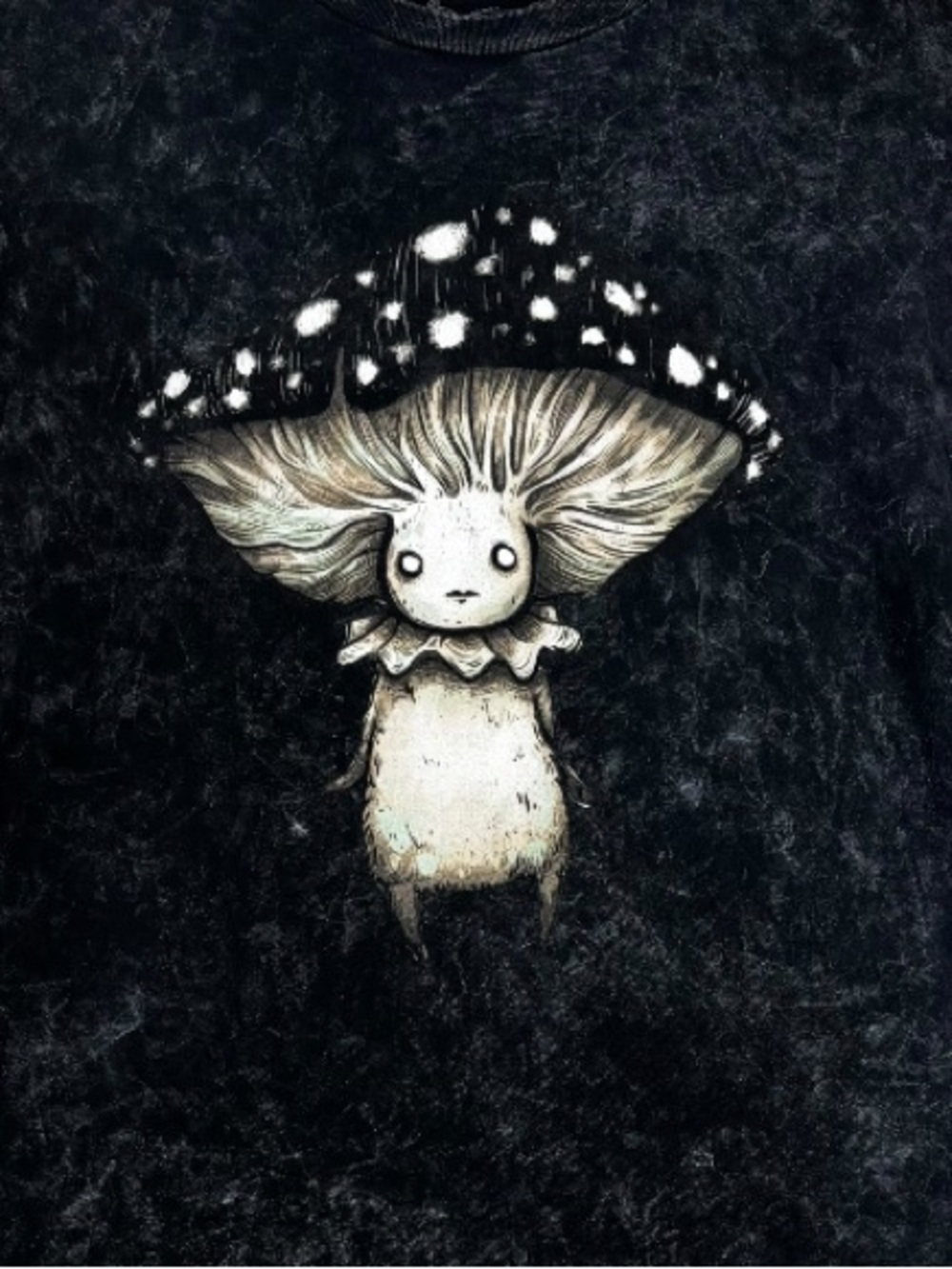 Stephanie Bayles Dark Wash Guild Of Calamity Guy Mushy Graphic Mushroom Tee 2XL - Picture 2 of 5